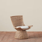 Healdsburg Small Wicker Swivel Chair - TES