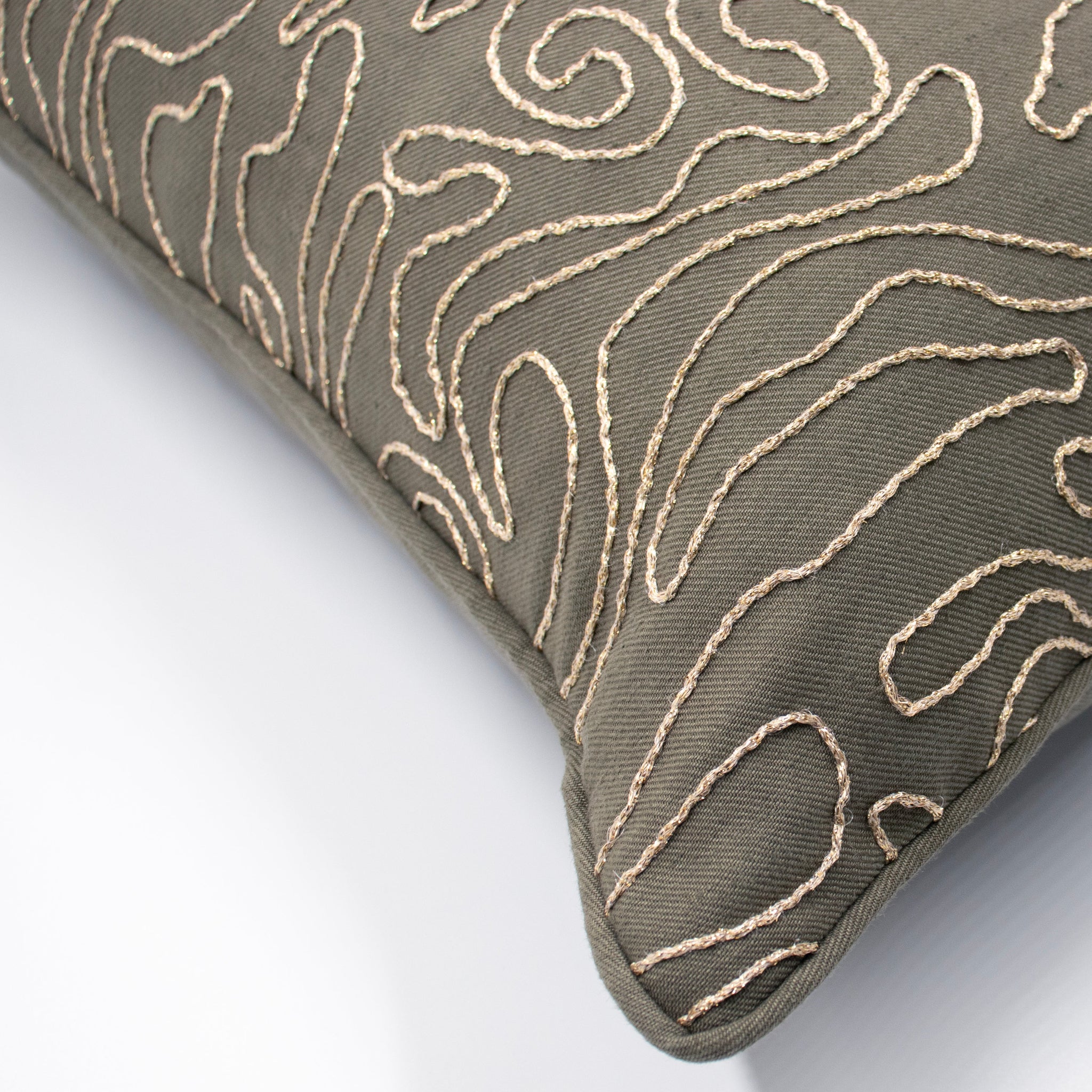 Kalahari Pillow in Olive - Ten Easy Street