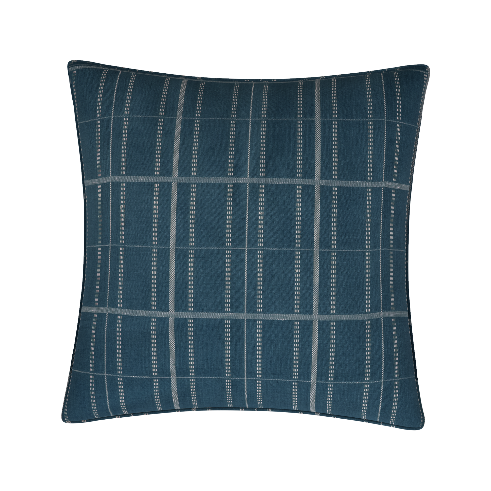 Kylian Check Pillow in Blueberry - Ten Easy Street