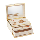 Luxe Shagreen Jewelry Box in Cream-Ten Easy Street
