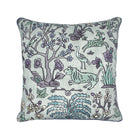 Mighty Jungle Cotton Pillow in Lagune - Ten Easy Street