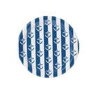 Navy Anchor Away Stripes Dessert Paper Plates - 8 Pack-Ten Easy Street