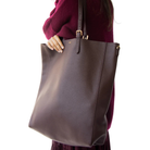 Panama Oversized Shopper in Burgundy-LANDA-Ten Easy Street