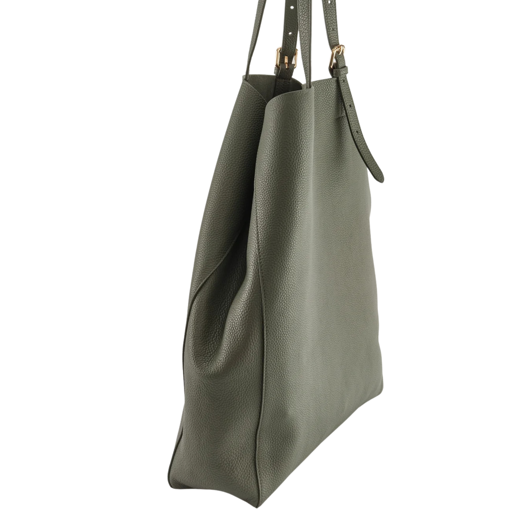 Panama Oversized Shopper in Dark Green-LANDA-Ten Easy Street