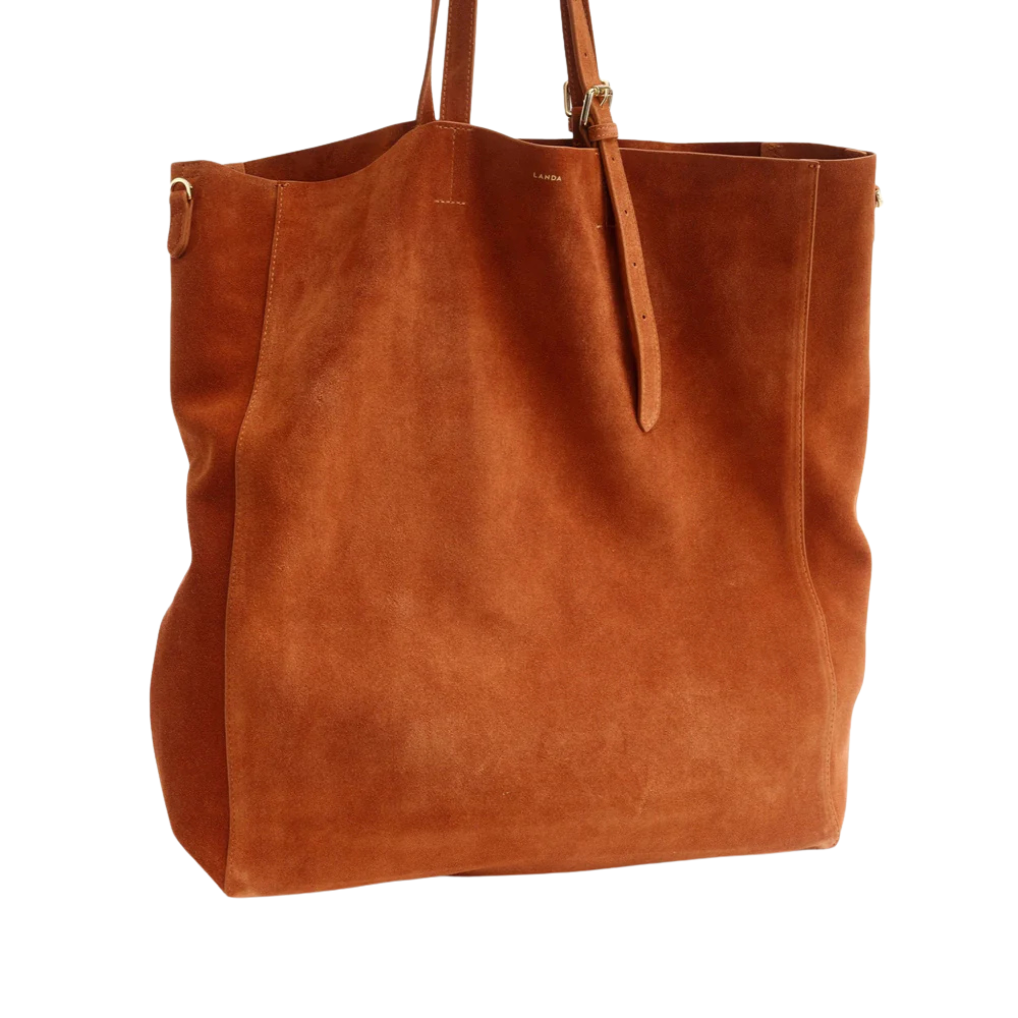 Panama Oversized Shopper in Suede-LANDA-Ten Easy Street
