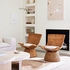 Healdsburg Small Wicker Swivel Chair - TES