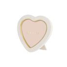 Shagreen Heart Frame in Cream-Ten Easy Street