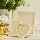 Shagreen Heart Frame in Cream-Ten Easy Street