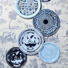 Sky & Navy Beachside Pavilion Dessert Paper Plates - 8 pack-Ten Easy Street