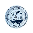 Sky and Navy Beachside Pavilion Dinner Plate - 8 pack-Ten Easy Street