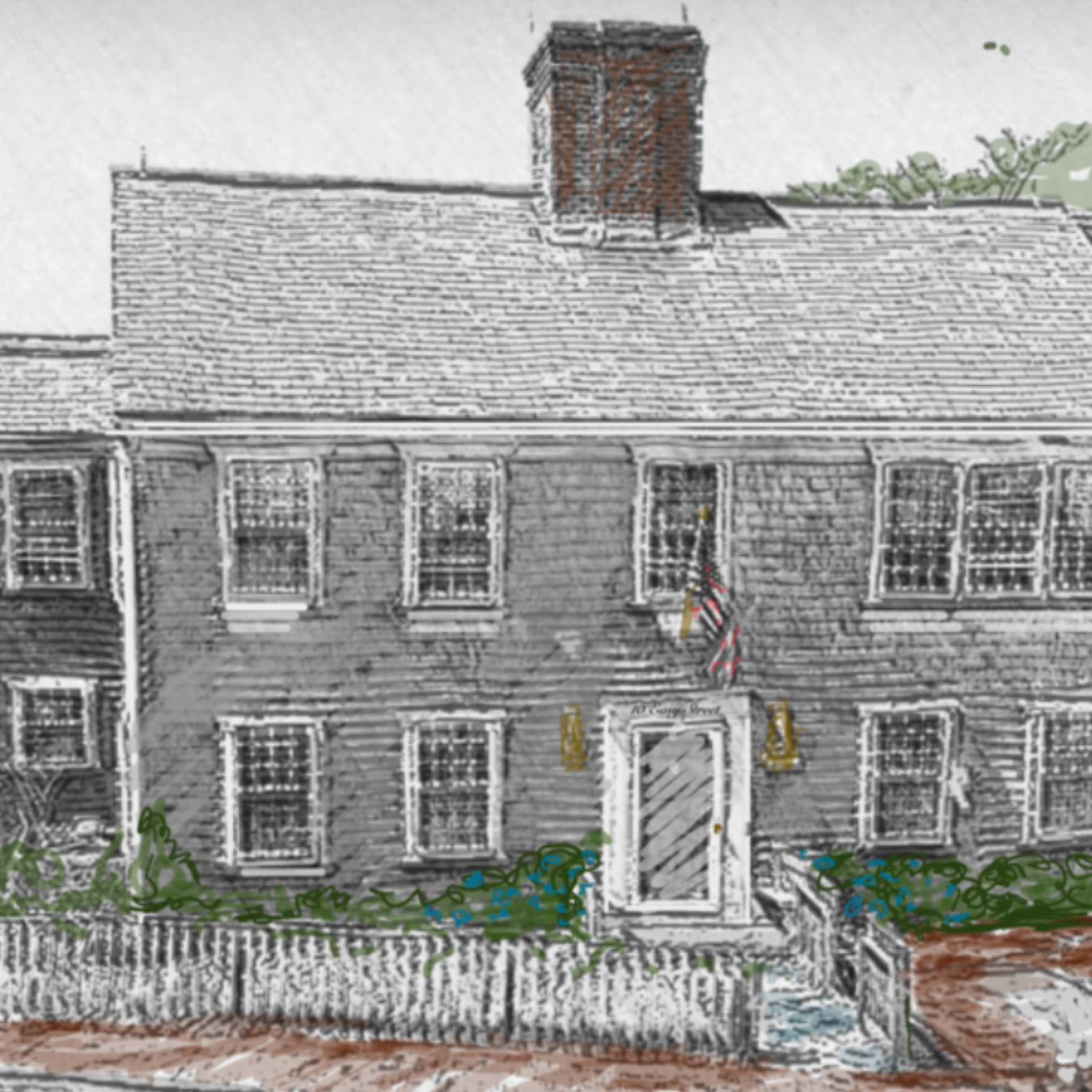 Built as the residence of artist and patron Florence Schepp — a quiet salon for Nantucket's early creative community. Nearly one hundred years later, that spirit endures.