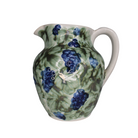 Blue And Green Flower Pitcher - Ten Easy Street