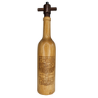 Vintage Wood Wine Bottle - Ten Easy Street