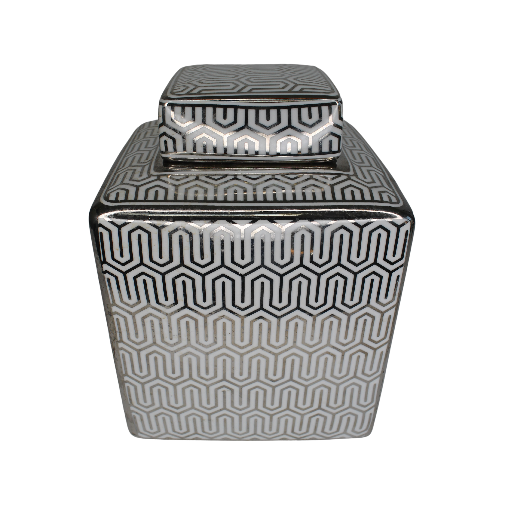 Metal Pattern Jar - Ten Easy Street