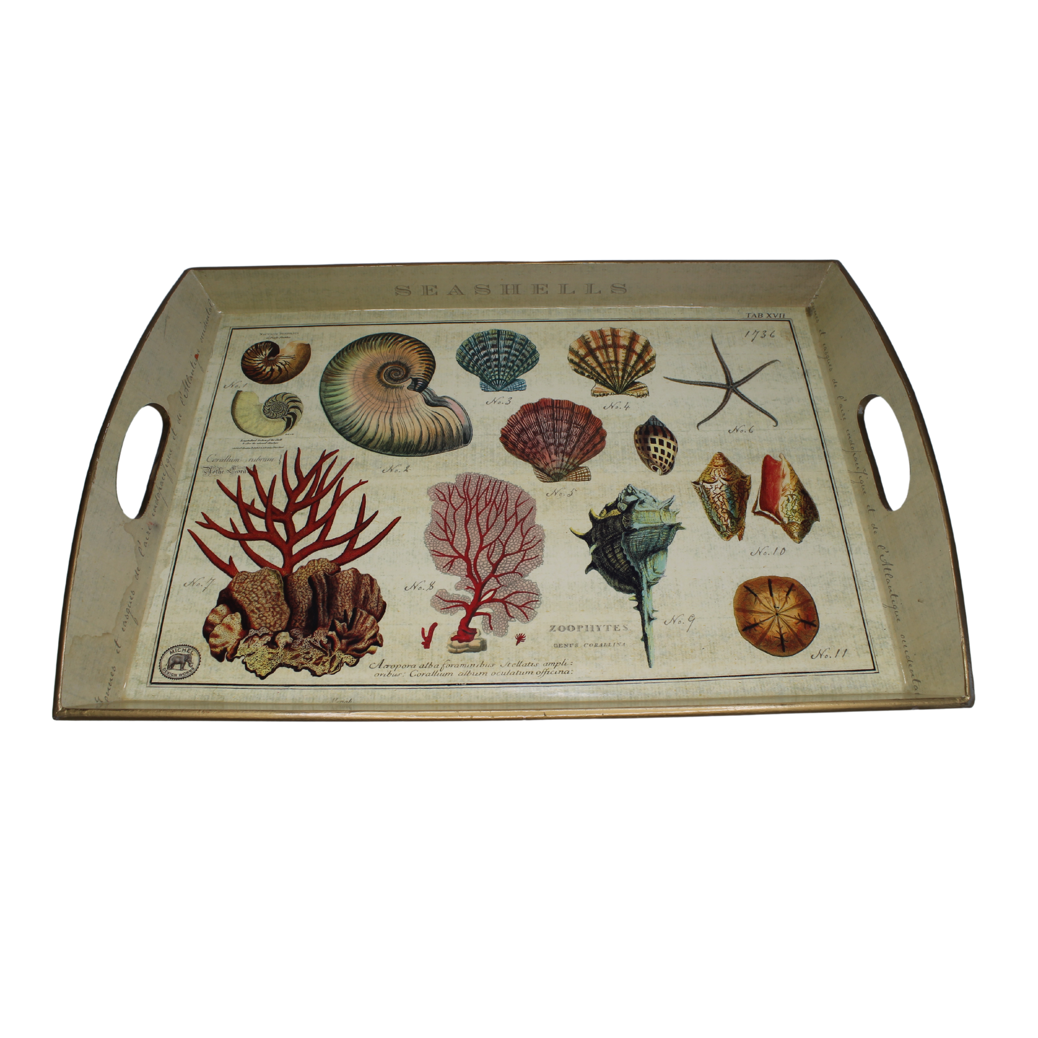 Seashell Serving Tray - Ten Easy Street