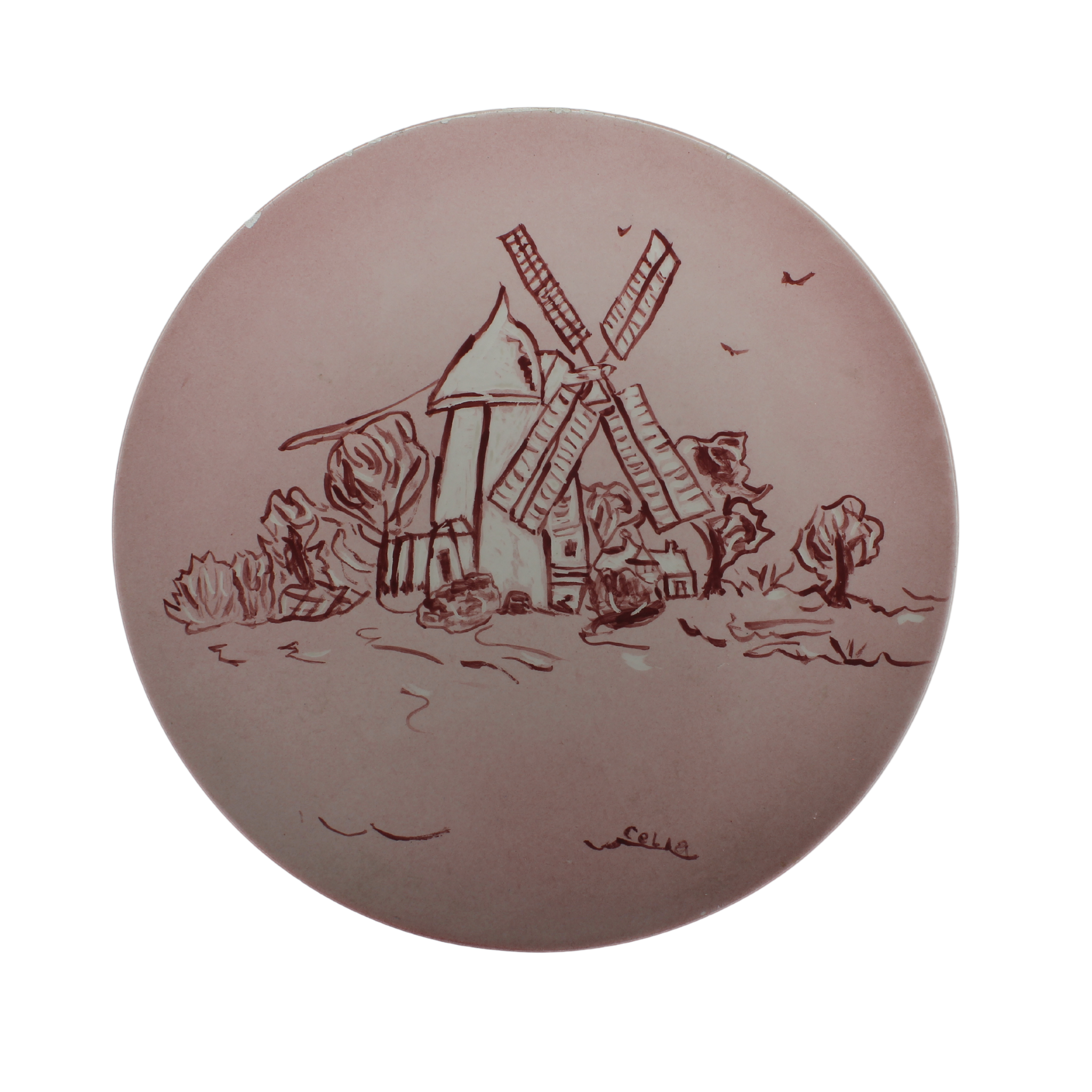 Windmill Plate - Ten Easy Street