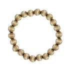 Extra Large Gold Filled Fluted Bead Bracelet - Ten Easy Street