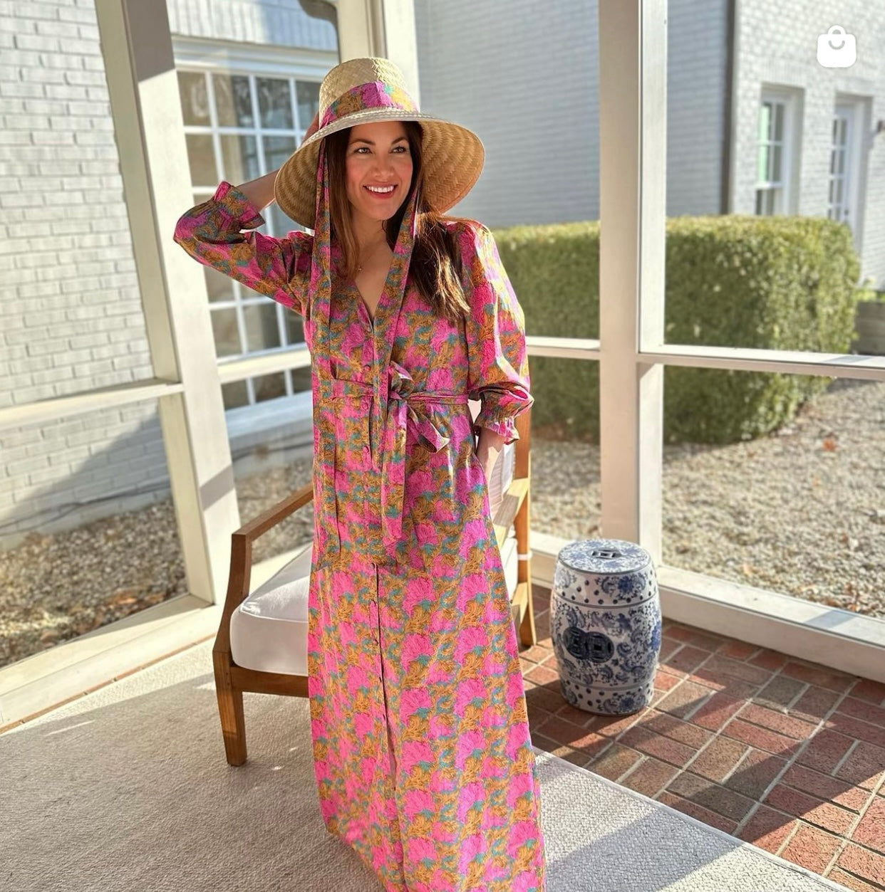 Amaryllis Sun Hat - Antique Eyelet Scallop Lace Ribbon - Ten Easy Street